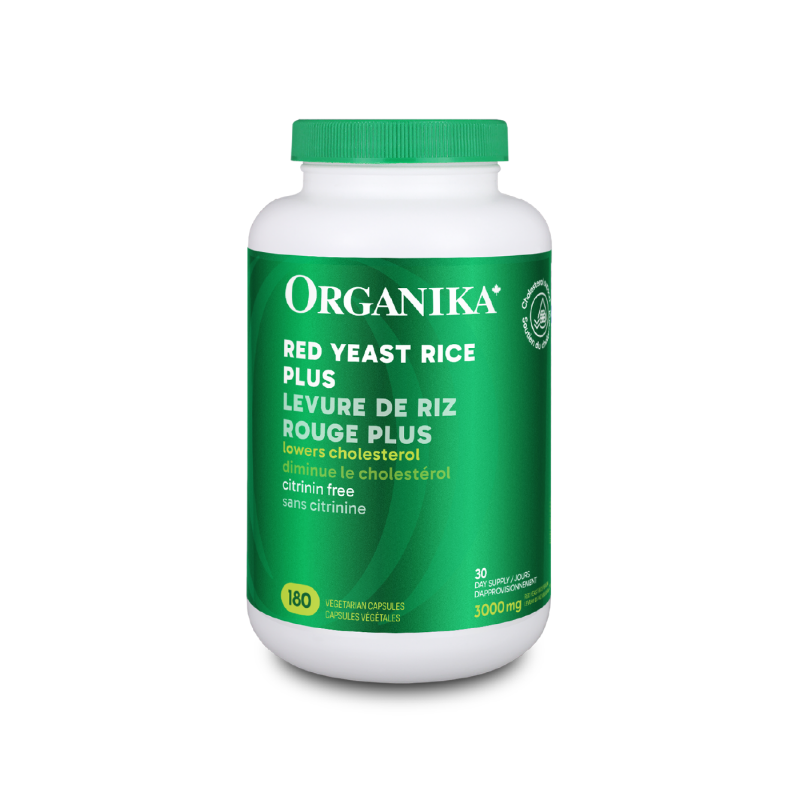 6x Organika Red Yeast Rice Plus 180 vegetarian caps Bundle
