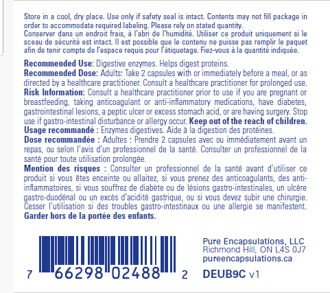 Pure Encapsulations, Digestive Enzymes Ultra with Betaine, 90 Capsules