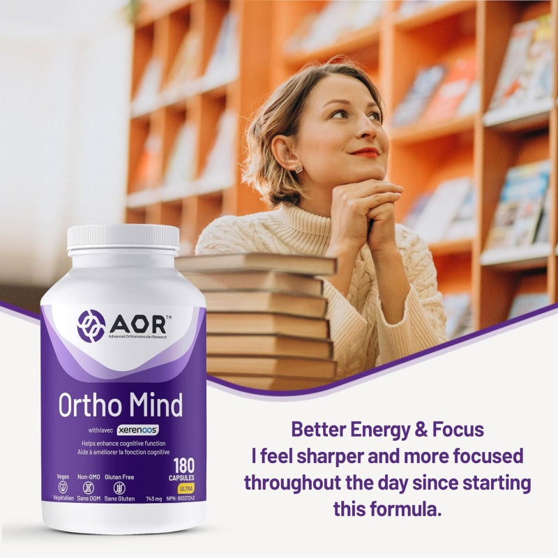 AOR Ortho Mind Cognitive Support 180 vegi capsules