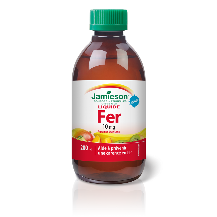 Jamieson Iron Liquid 10mg Tropical Citrus, 200ml