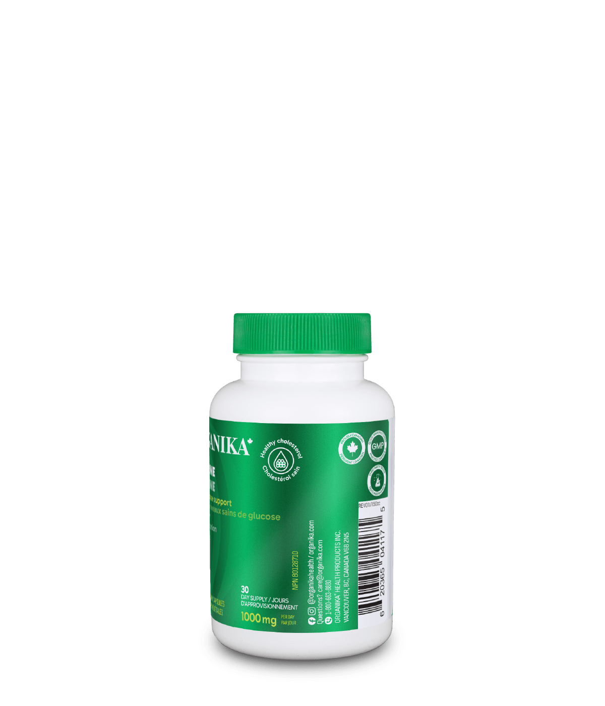 6x Organika Berberine 500 mg, Promotes cardiovascular well-being, 60 Vcaps Bundle