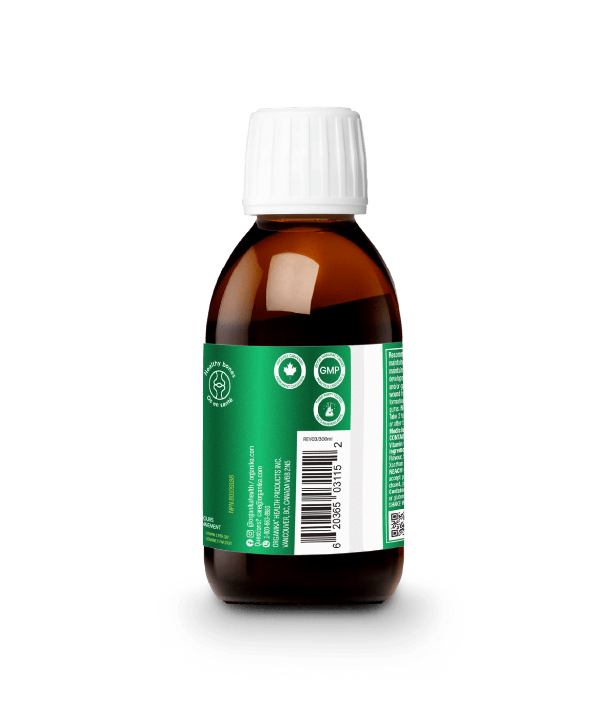 6x Organika Liquid Zinc & Vitamin C 300ml Bundle