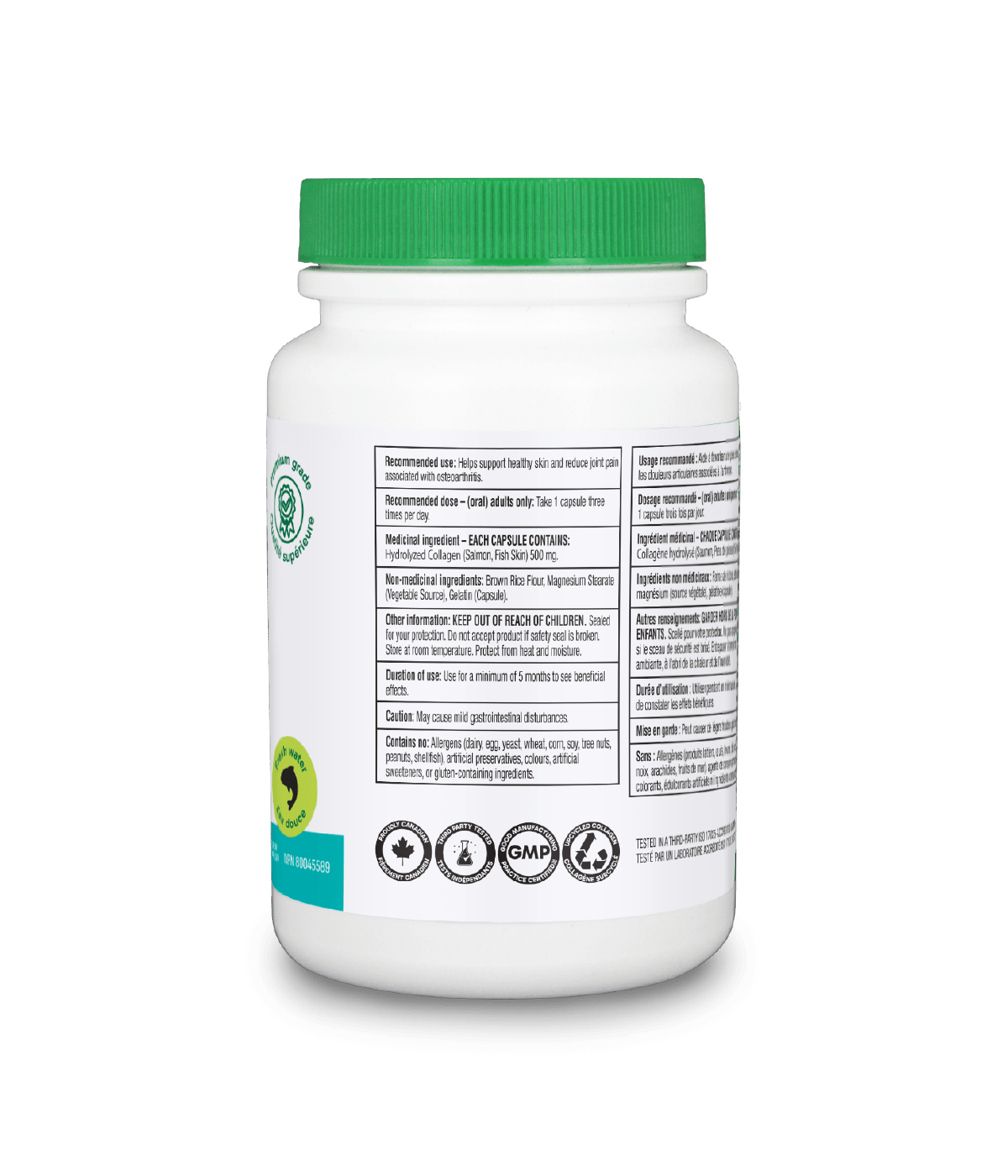 Organika Marine Collagen 500mg 90 capsules