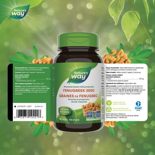 Nature's Way Fenugreek Seed, 100 caps