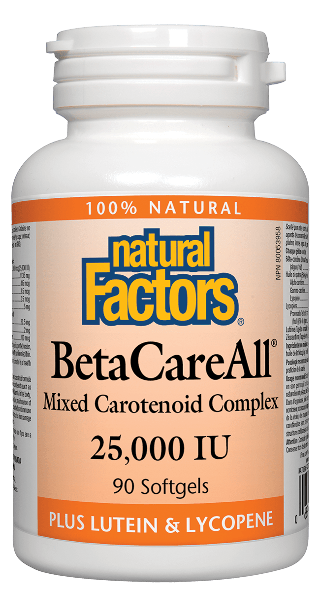 然自自然 Natural Factors BetaCareAll, 90 softgels