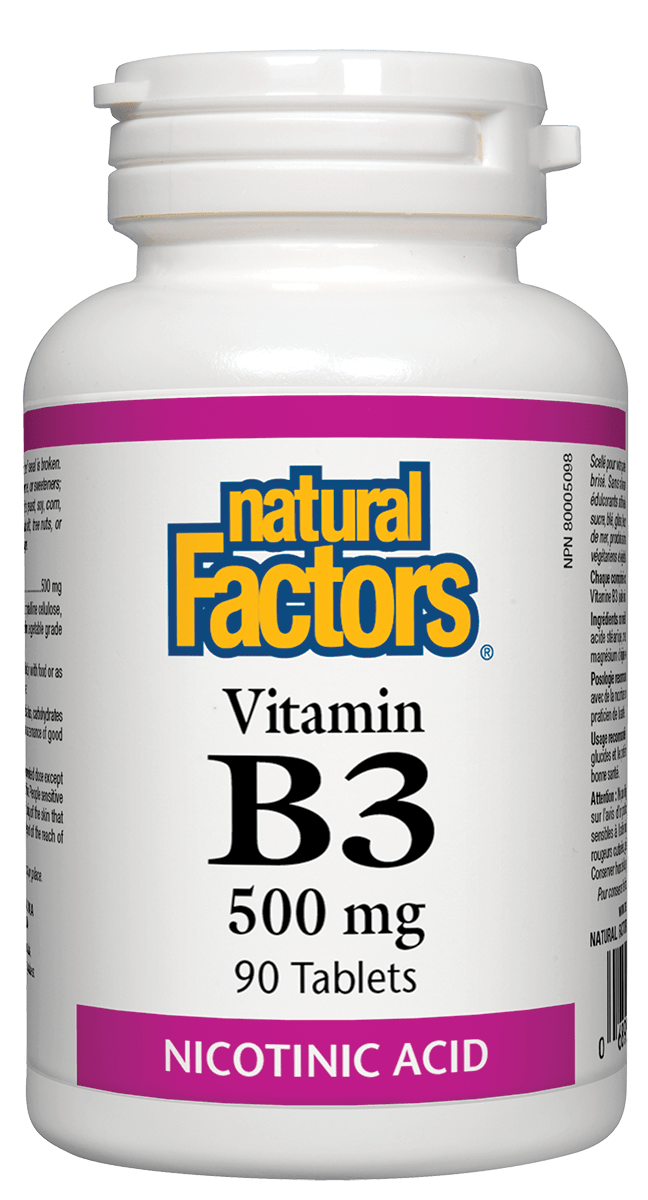 Natural Factors 维生素 B3 500毫克 90片