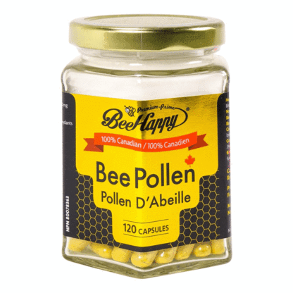 Bee Happy 100% Canadian Bee Pollen 120 capsules Canada