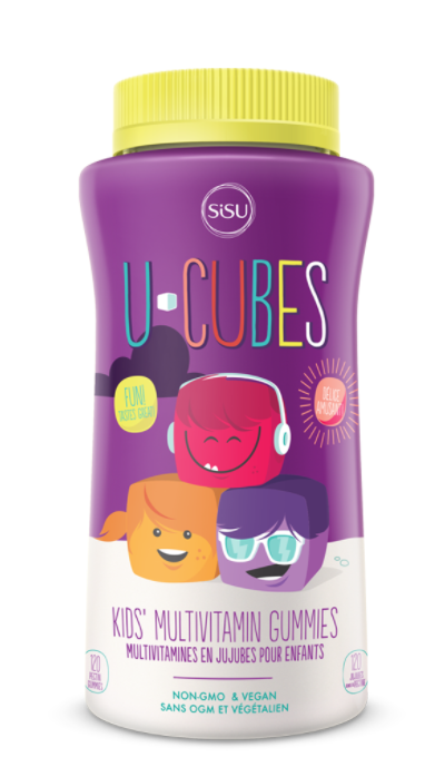 SISU U-Cubes 兒童綜合維他命, 120粒軟糖