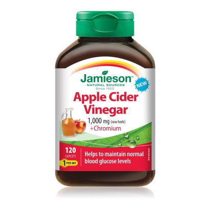 Jamieson Apple Cider with Chromium 120 caplets