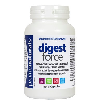 Prairie Naturals Digest-Force 120 vegetarian capsules