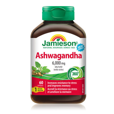 Jamieson Ashwagandha 60 Capsules