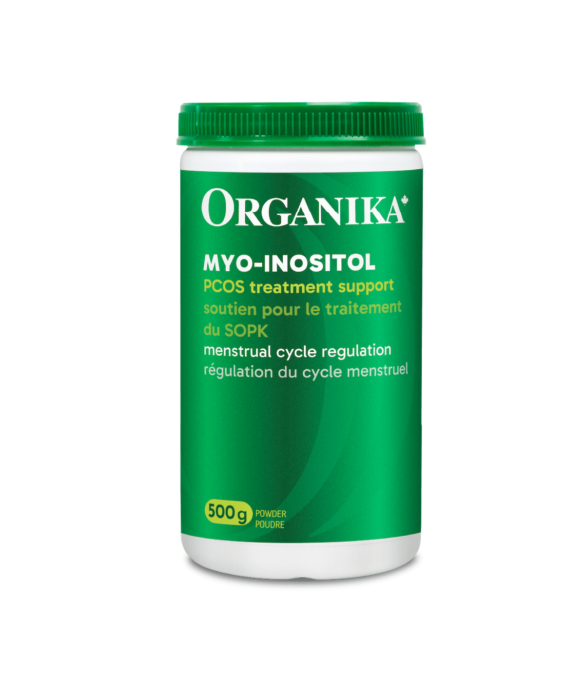 [优惠组合] 6瓶 X Organika 肌醇补充粉剂，500mg, 500克 (支持女性激素和情绪平衡以及卵巢功能)
