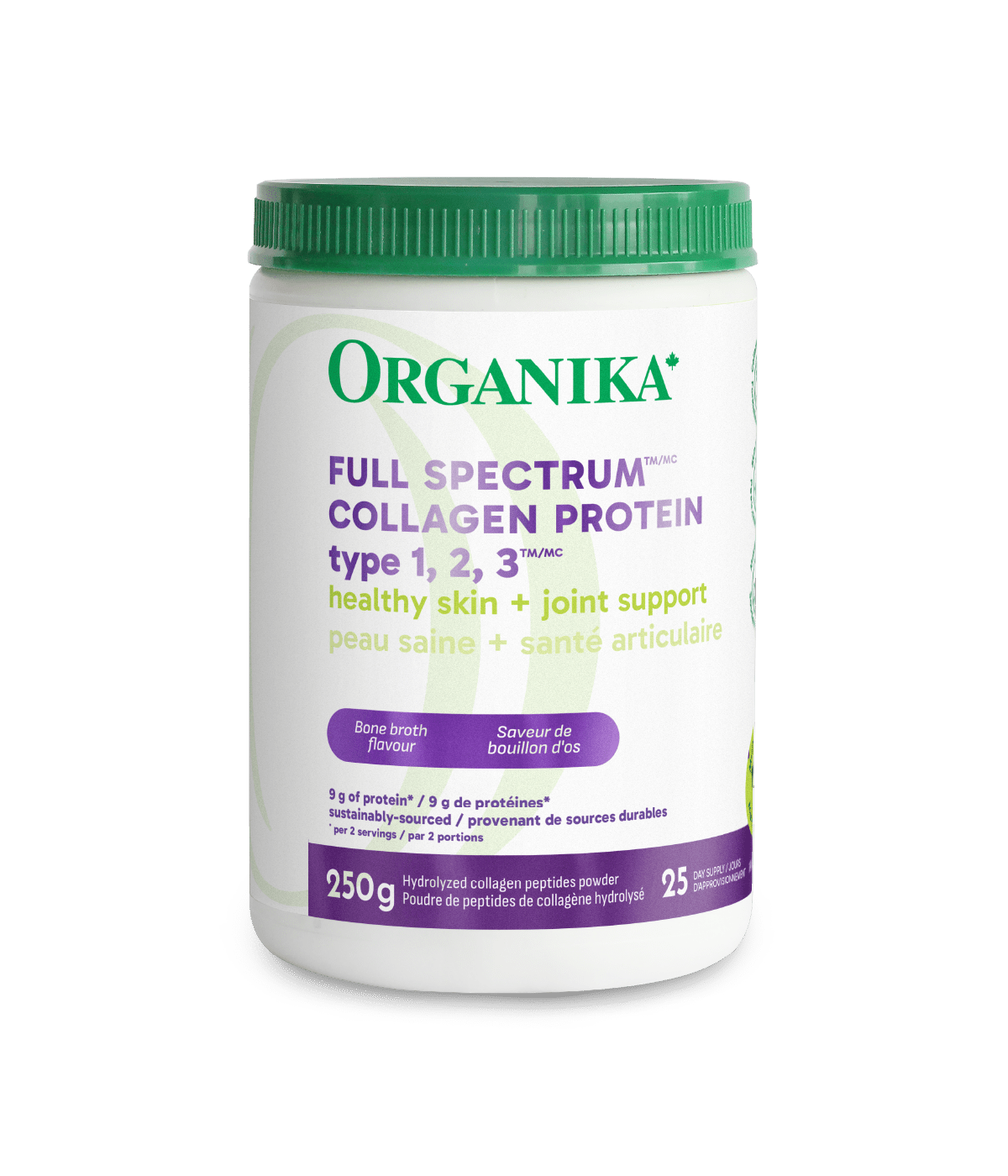 6x Organika Full Spectrum Collagen Type 1, 2, 3, 250g Bundle