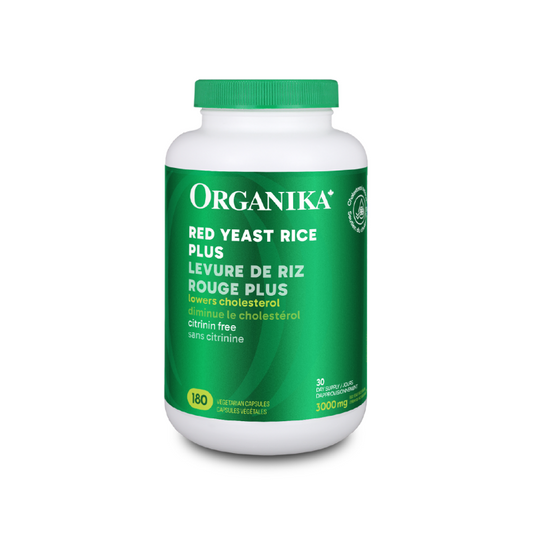 6x Organika Red Yeast Rice Plus 180 vegetarian caps Bundle