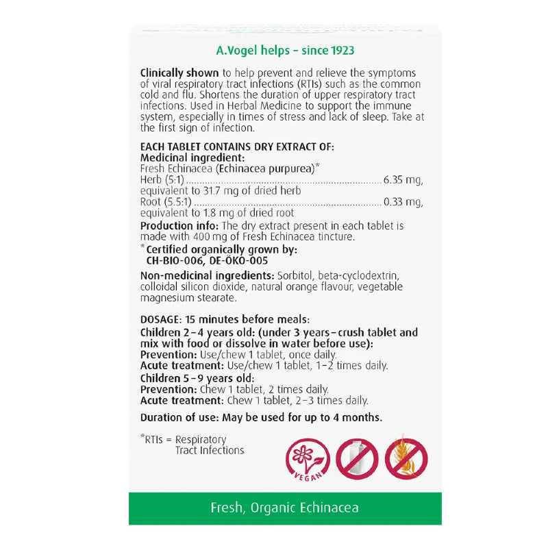 A. Vogel Echinaforce Junior, 180 Tablets Children 2+