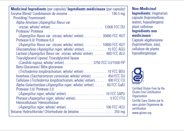 Pure Encapsulations, Digestive Enzymes Ultra with Betaine, 90 Capsules