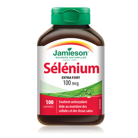 健美生 Jamieson Selenium 100mcg, 100 tabs Canada French