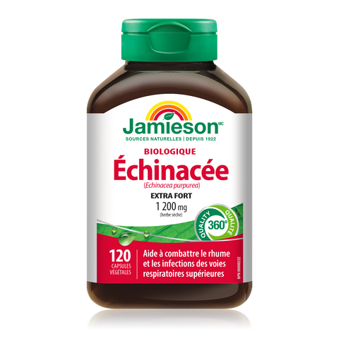 Jamieson Organic Echinacea 1,200 mg, 120 capsules