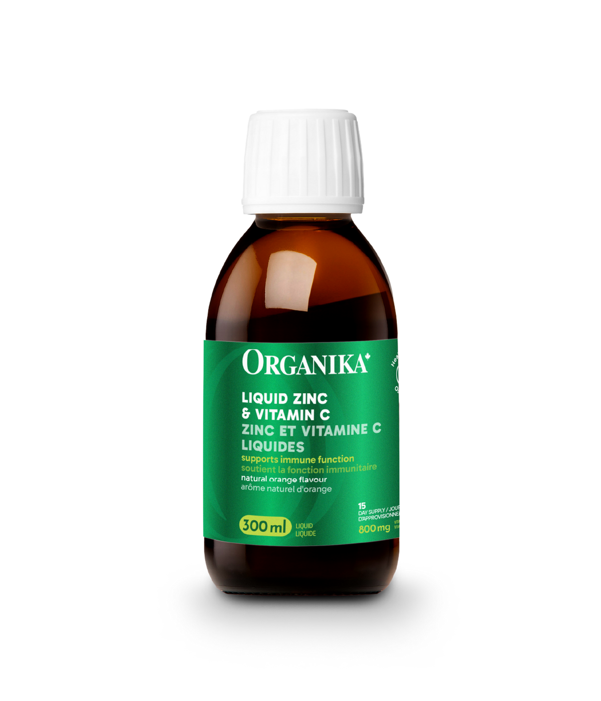 6x Organika Liquid Zinc & Vitamin C 300ml Bundle