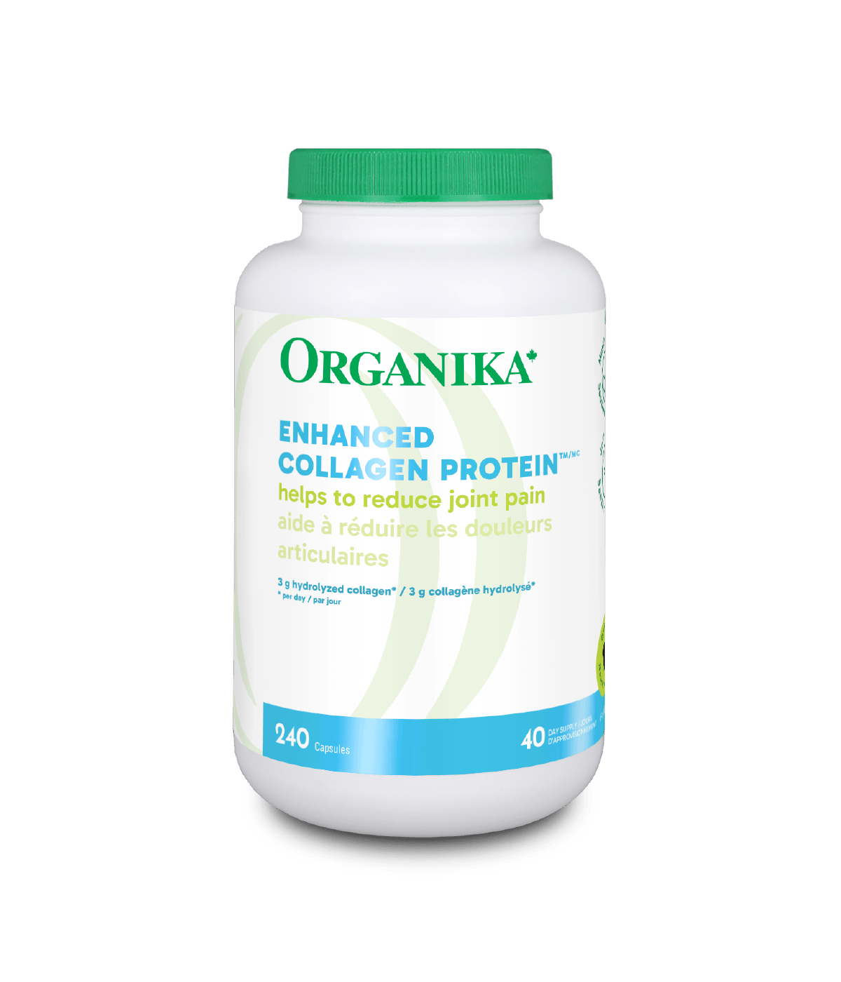 6x Organika Enhanced Collagen Original 500g, 240 Capsules Bundle