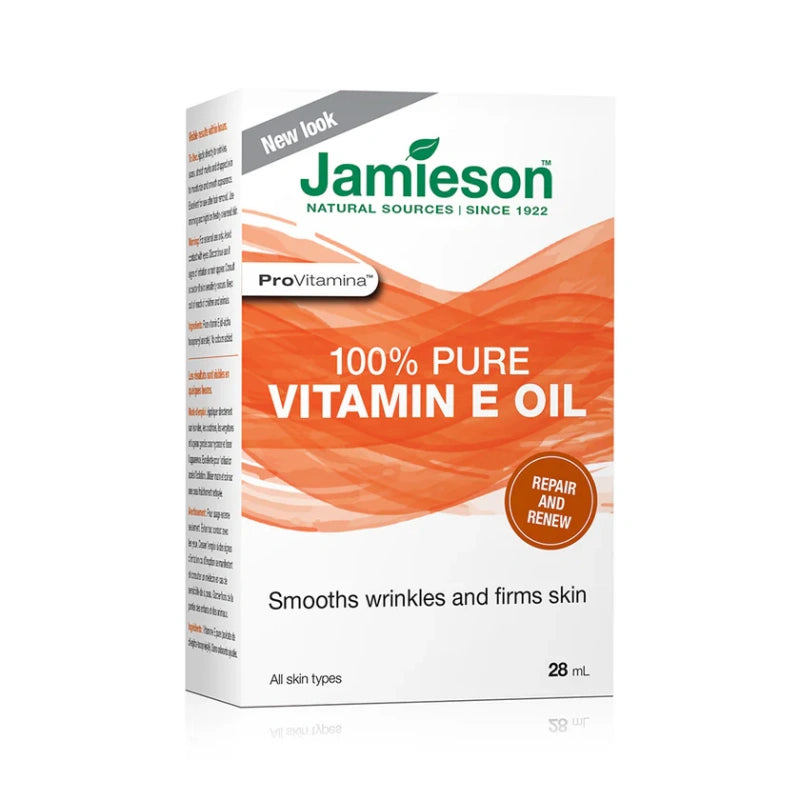 Jamieson ProVitamina E 100% 纯维生素E油，28毫升 紧致皮肤