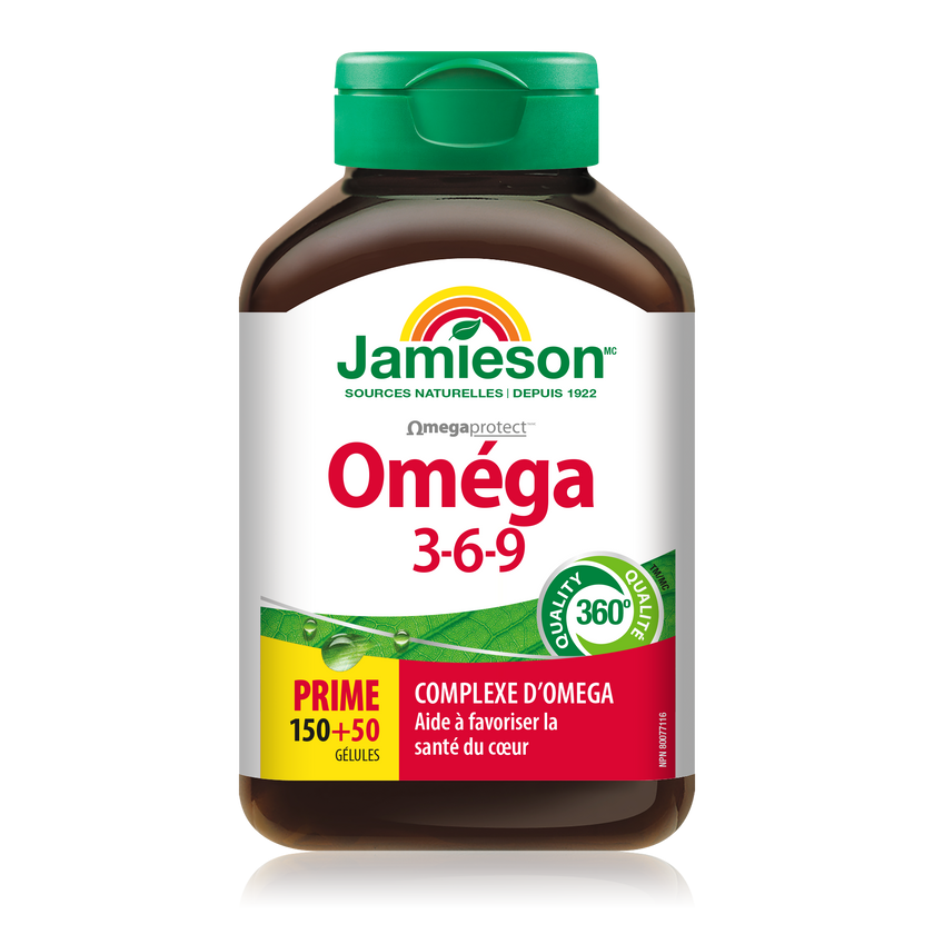 Jamieson Omega 3-6-9, 150+50 softgels