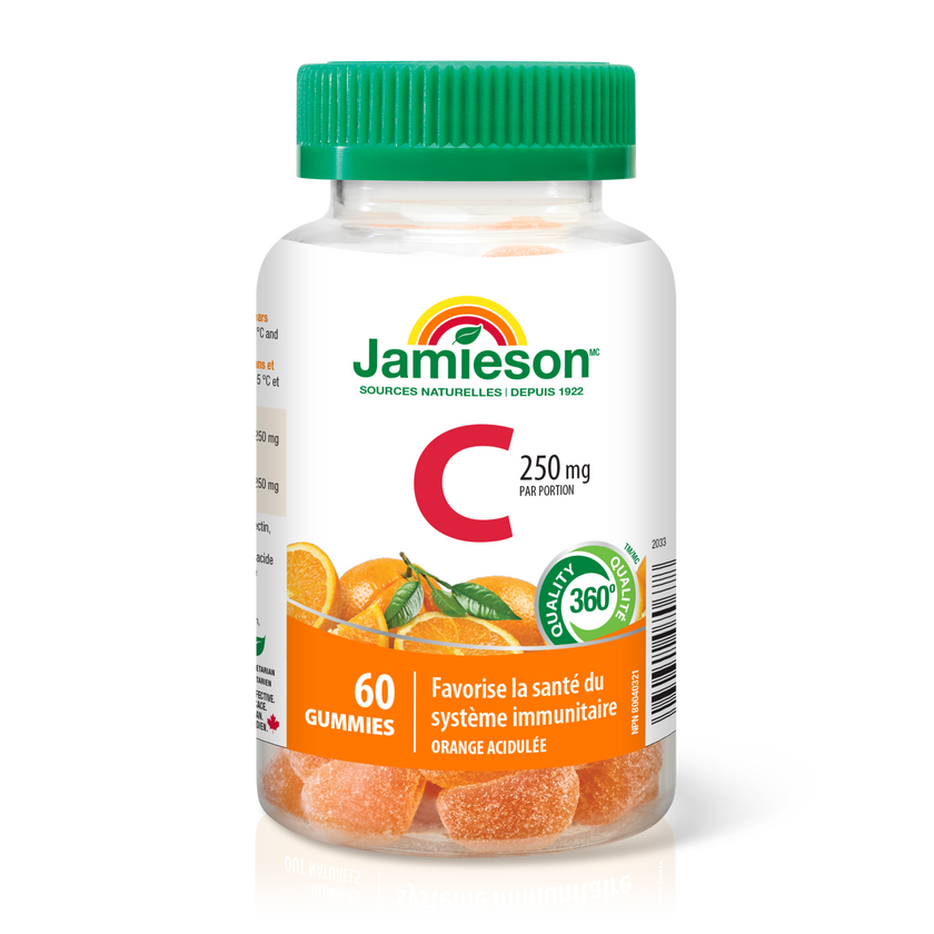 Jamieson Vitamin C Gummies Tangy Orange 60 gummies