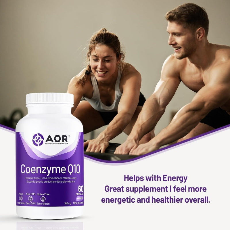 AOR Coenzyme Q10 100 mg 60 Vegan Capsules
