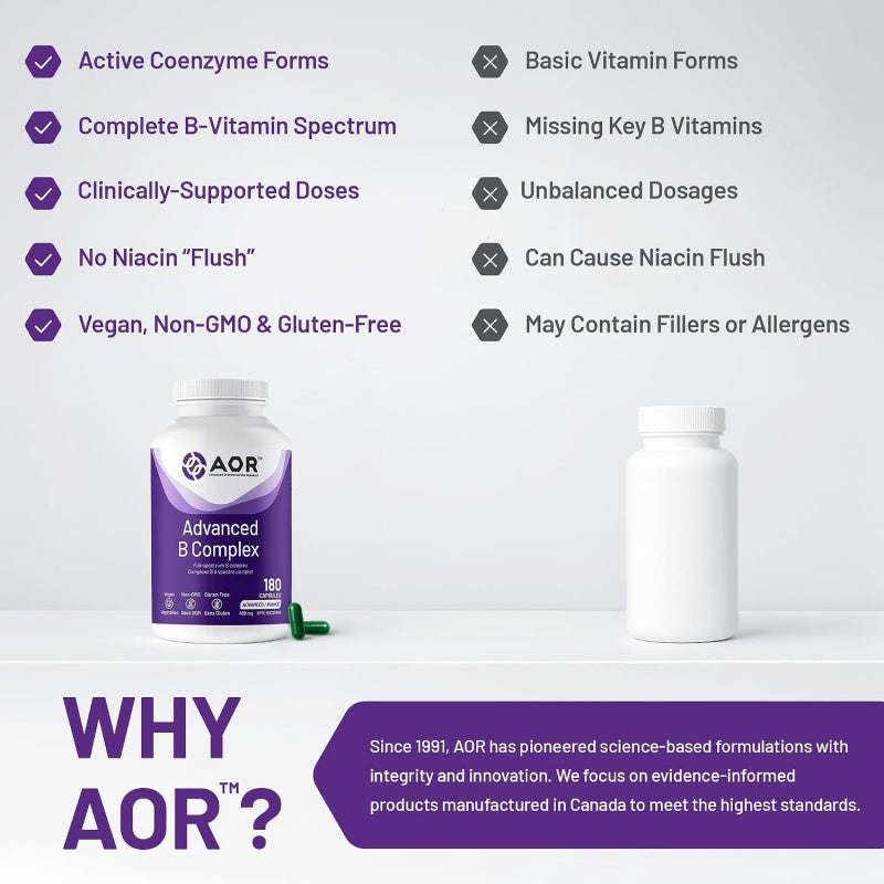 AOR Advanced B Complex 90 Capsules