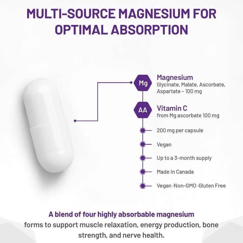 AOR Advanced Magnesium Complex 90 veg capsules