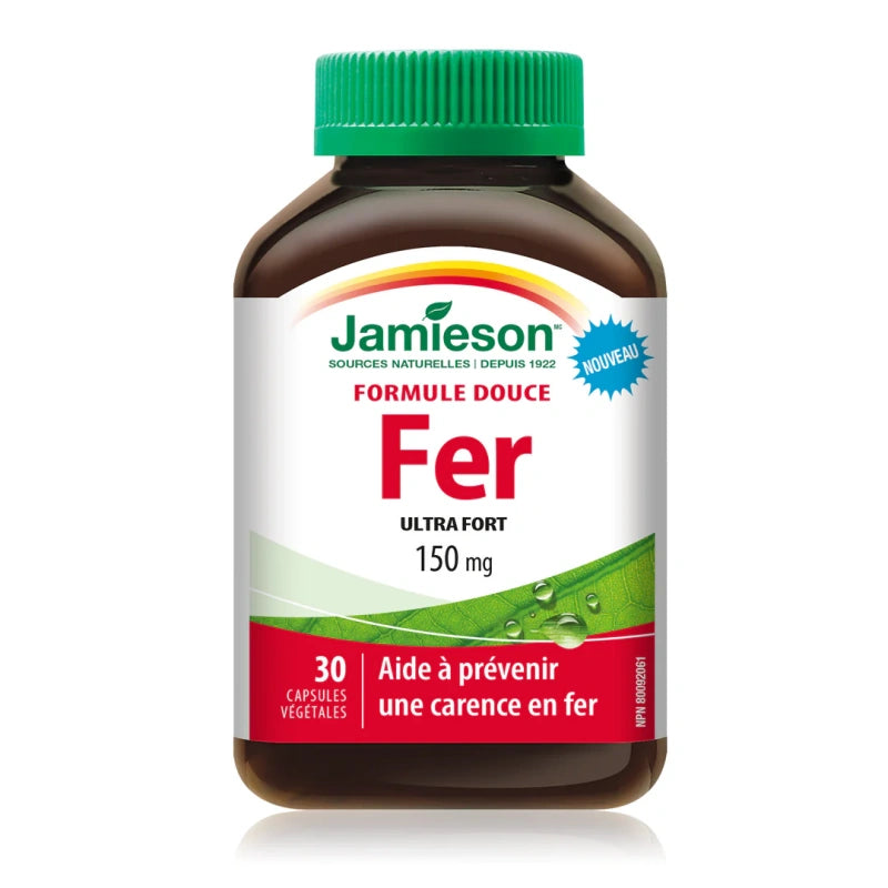 Jamieson Gentle Iron Ultra-Strength 150mg - Easy On The Stomach