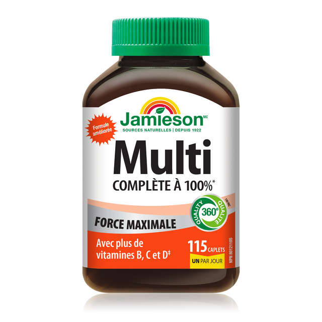 Jamieson 100% Complete Multi Max Strength 115 caplets