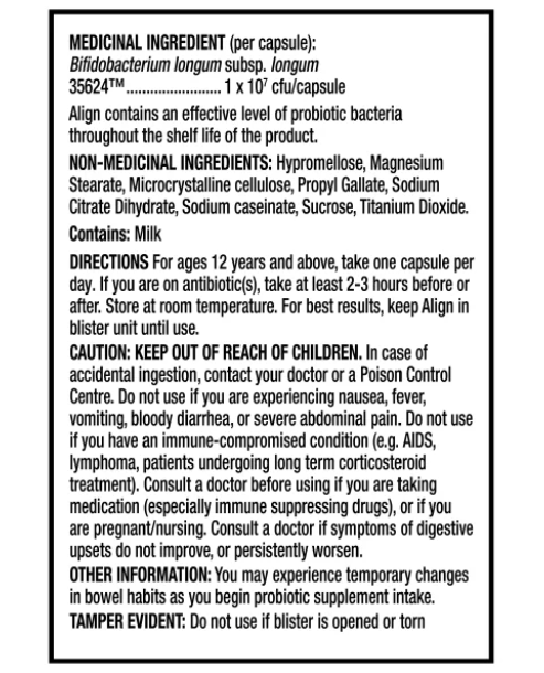 Align Probiotic Digestive Care Supplement  77 capsules