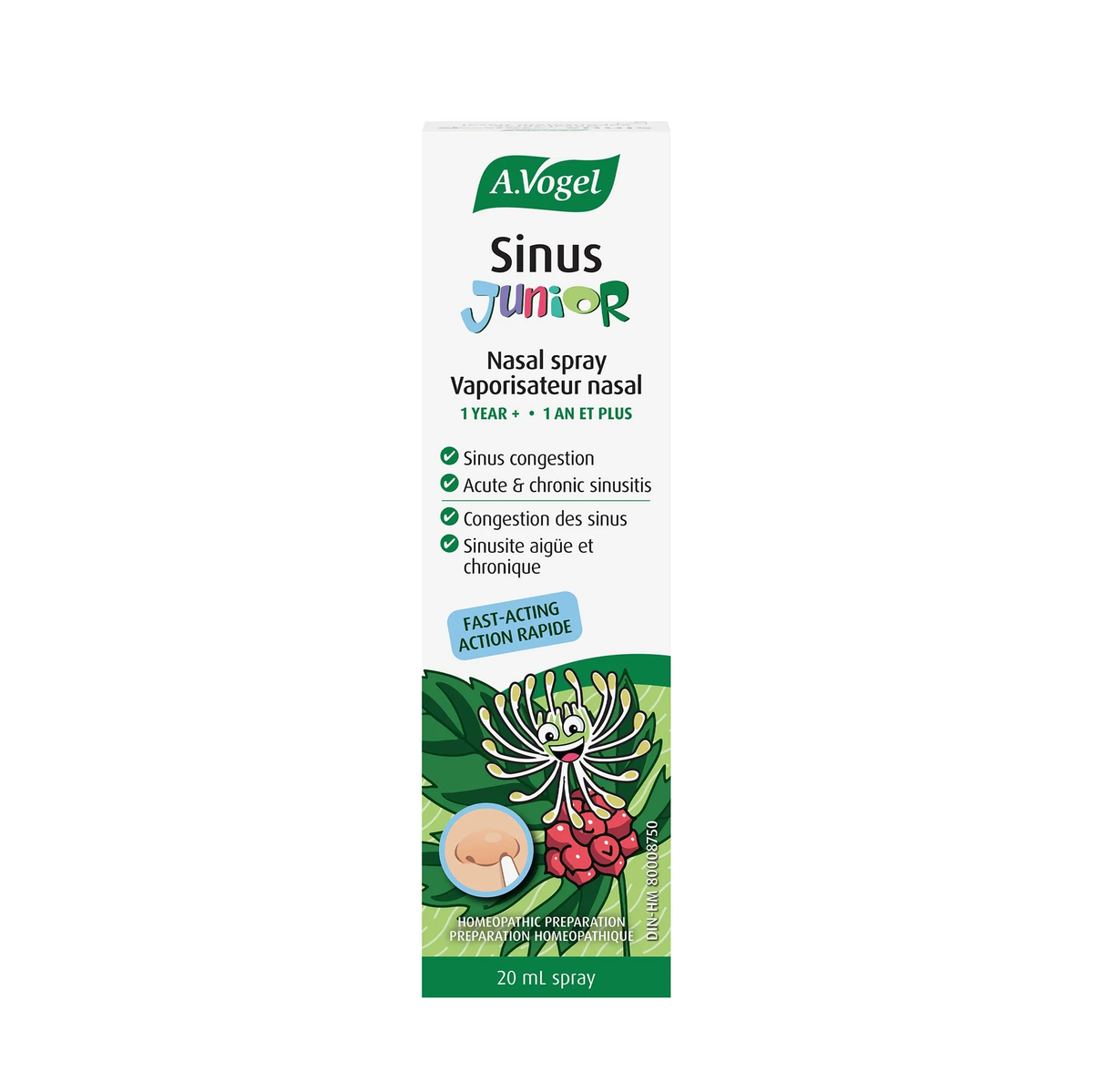 A.Vogel Sinus Junior Nasal Spray 20 ml Children 1+