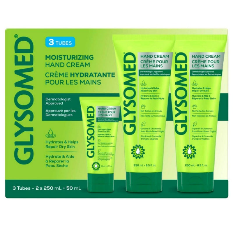 GLYSOMED洋甘菊護手霜, 250毫升X2 + 50 毫升