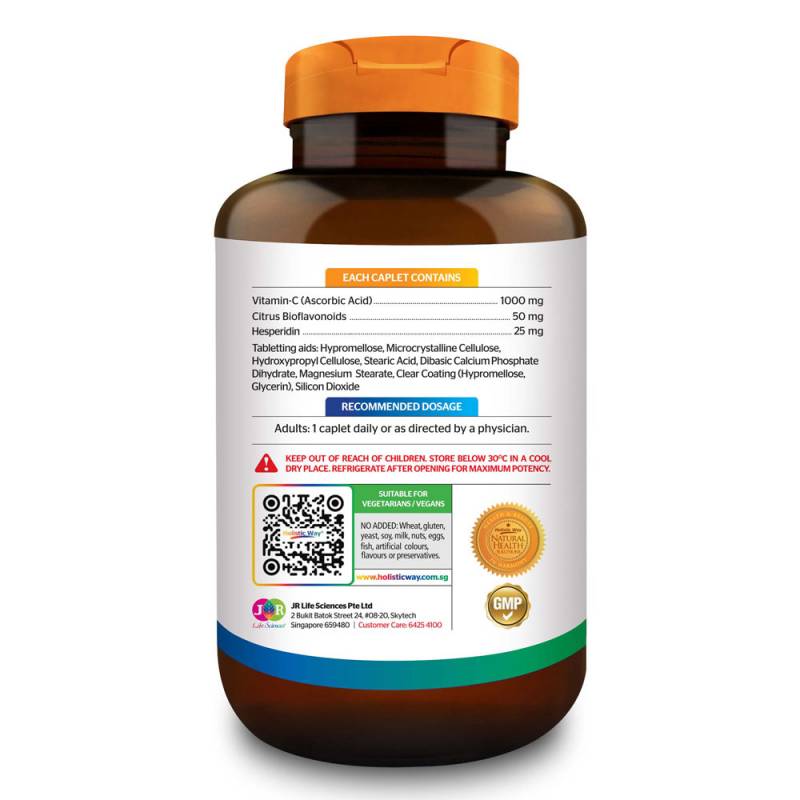 Holistic Way Vitamin C 1000 mg Time Release 100 caplets