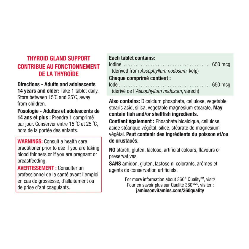 Jamieson Kelp 100 tablets