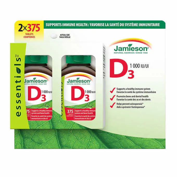 jamieson vitamin d3 1000iu supports immune health natvd natural vitamin direct 