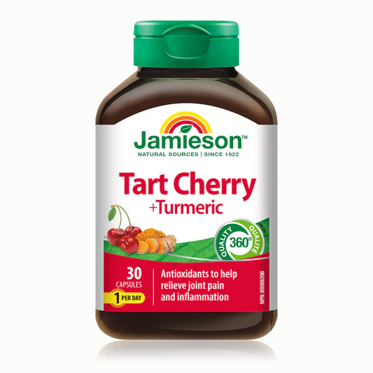 Jamieson  抗氧化剂组合酸樱桃+姜黄，30粒