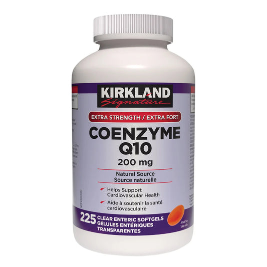 Kirkland Signature 辅酶Q10 200毫克，225粒透明肠溶软胶囊 呵护心脏健康