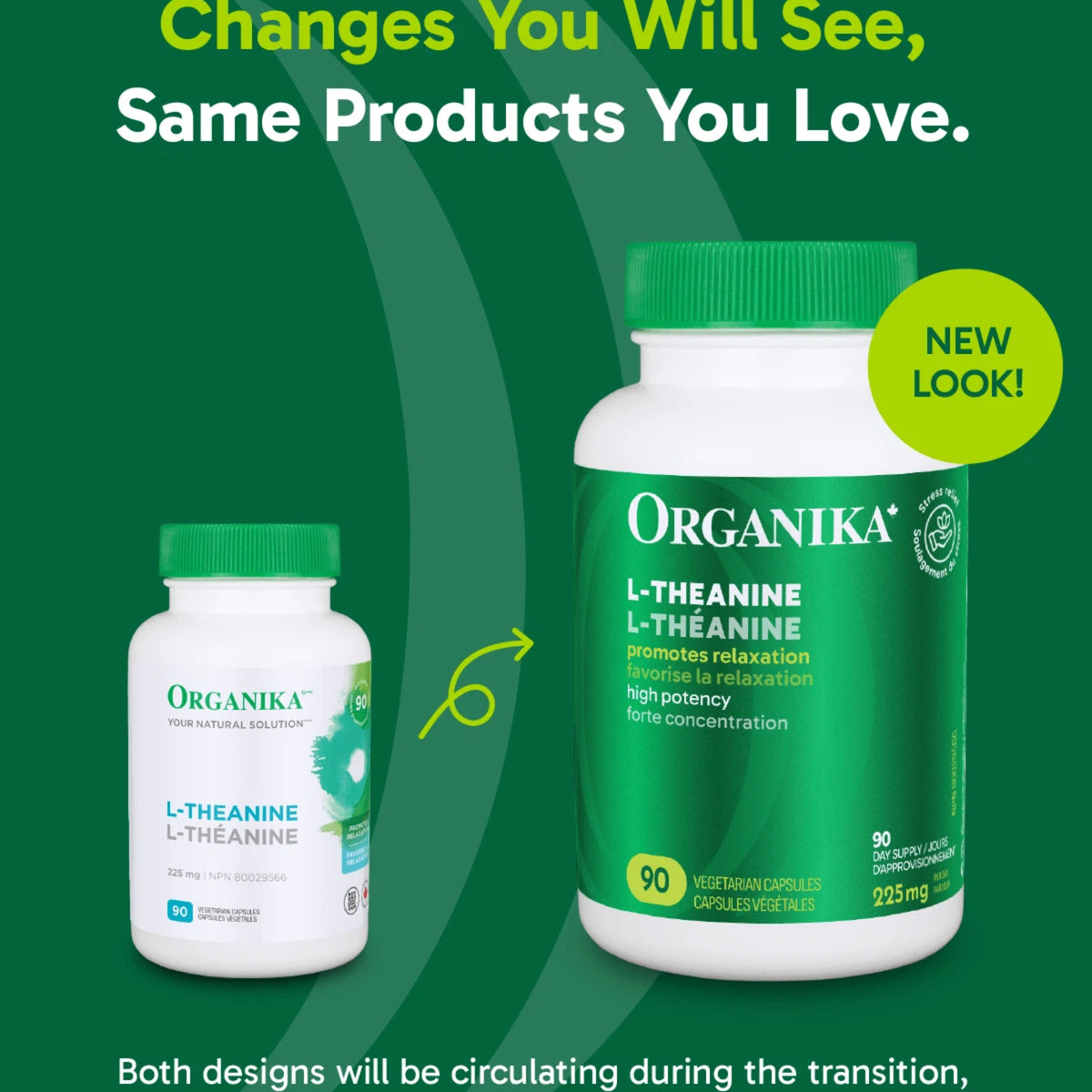 6x Organika L-theanine 225mg 90 vcaps Bundle
