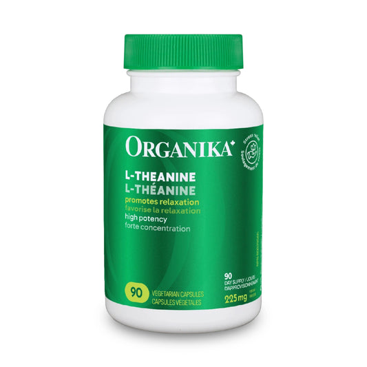 Organika L-theanine 225mg 90 vcaps