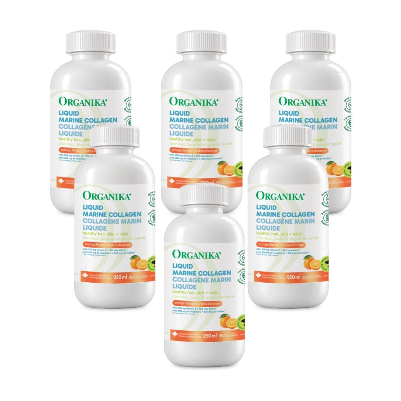 [優惠組合] 6瓶 x Organika 液體海洋膠原蛋白 250ml