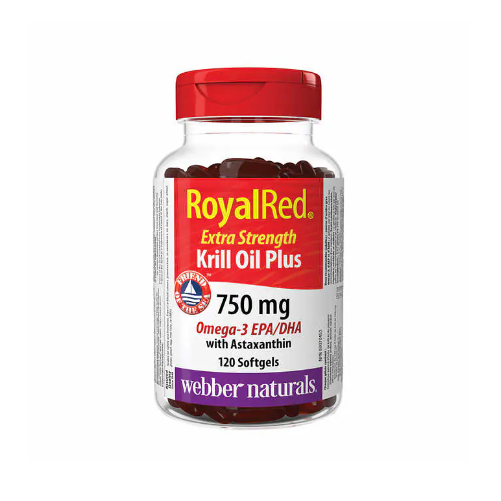 Webber Naturals 皇家紅 磷蝦油  750mg，120粒軟膠囊