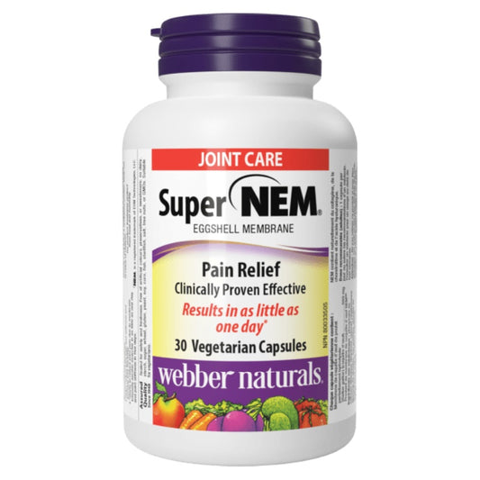Webber Naturals NEM®天然蛋壳膜 500 mg, 30粒素食胶囊