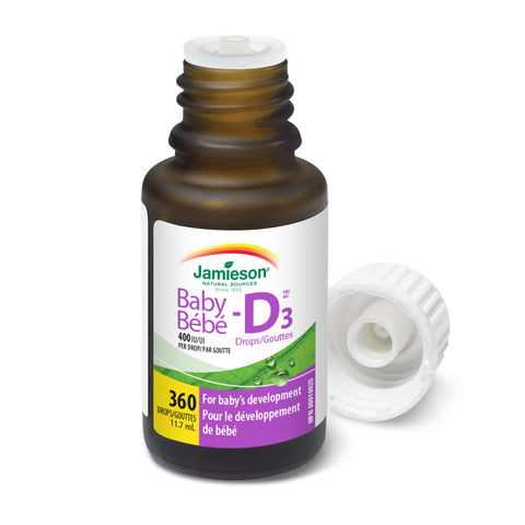 Jamieson Baby-D, 400IU, 360 Drops  健美生