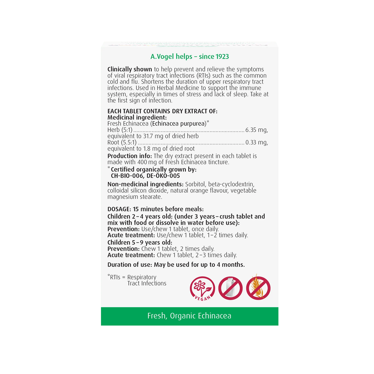 A. Vogel Echinaforce Junior, 90 Tablets Children 2+