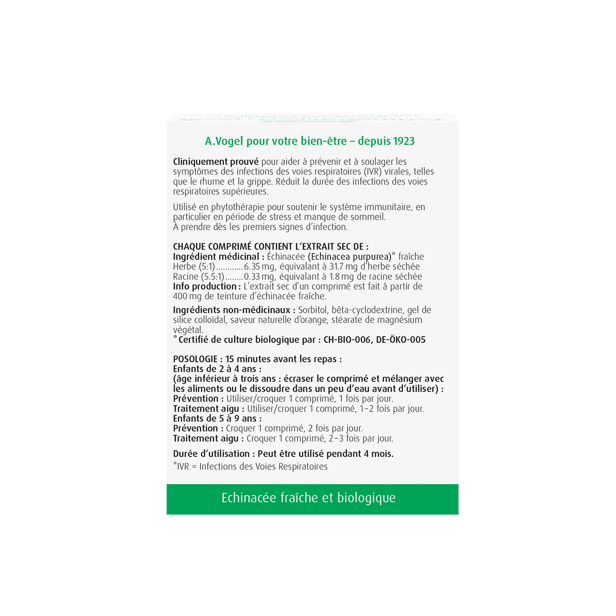 A. Vogel Echinaforce Junior, 90 Tablets Children 2+