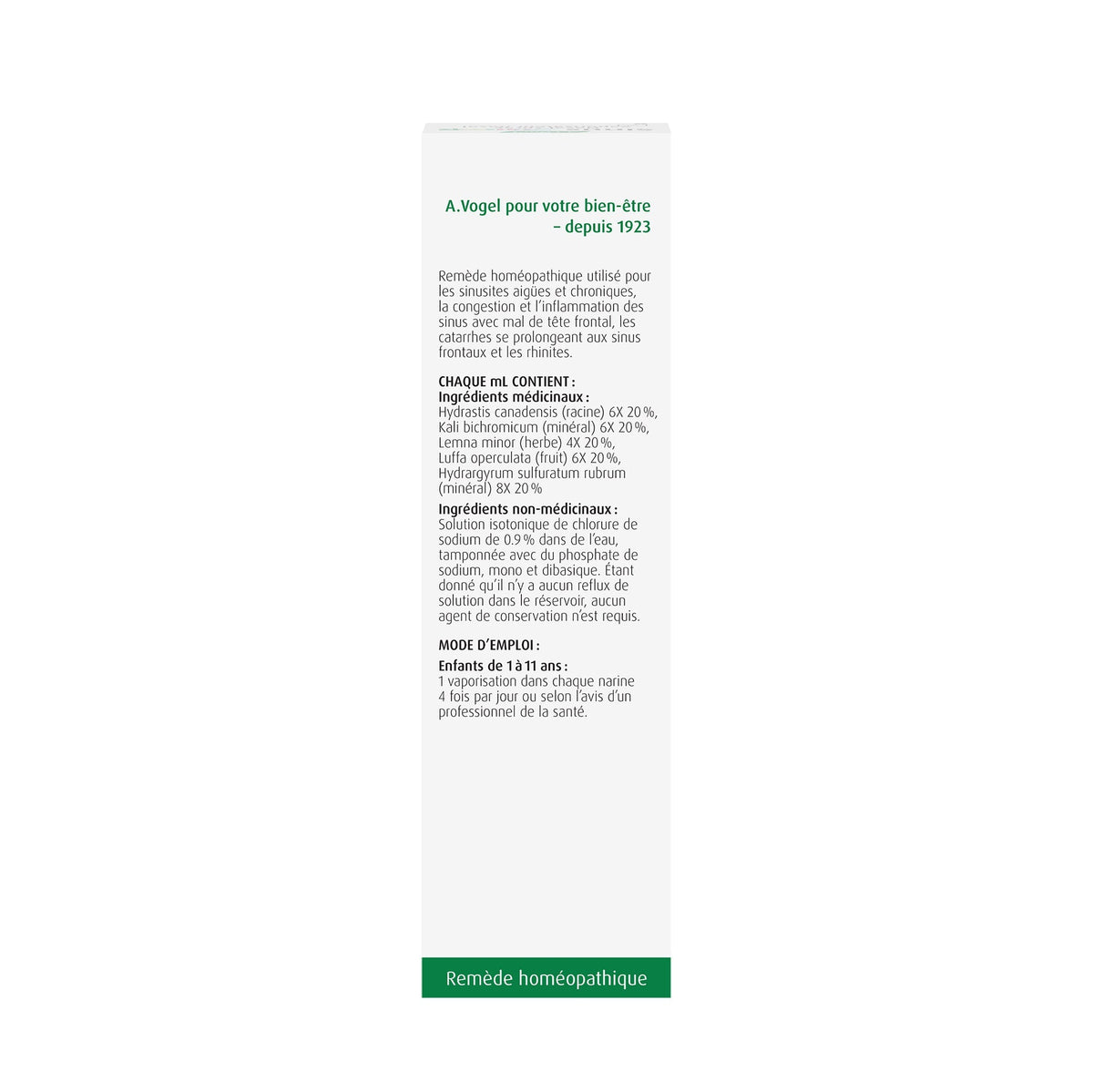 A.Vogel Sinus Junior Nasal Spray 20 ml Children 1+