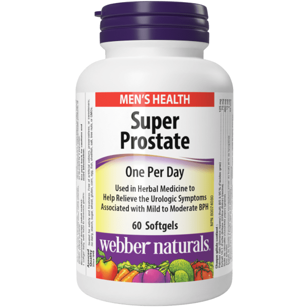 Webber Naturals Super Prostate One Per Day, 60 softgels